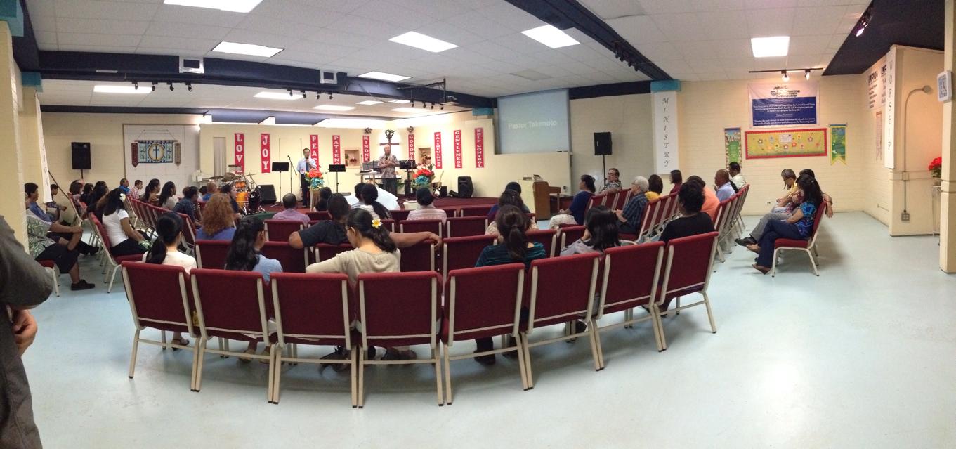 Sunday worship service